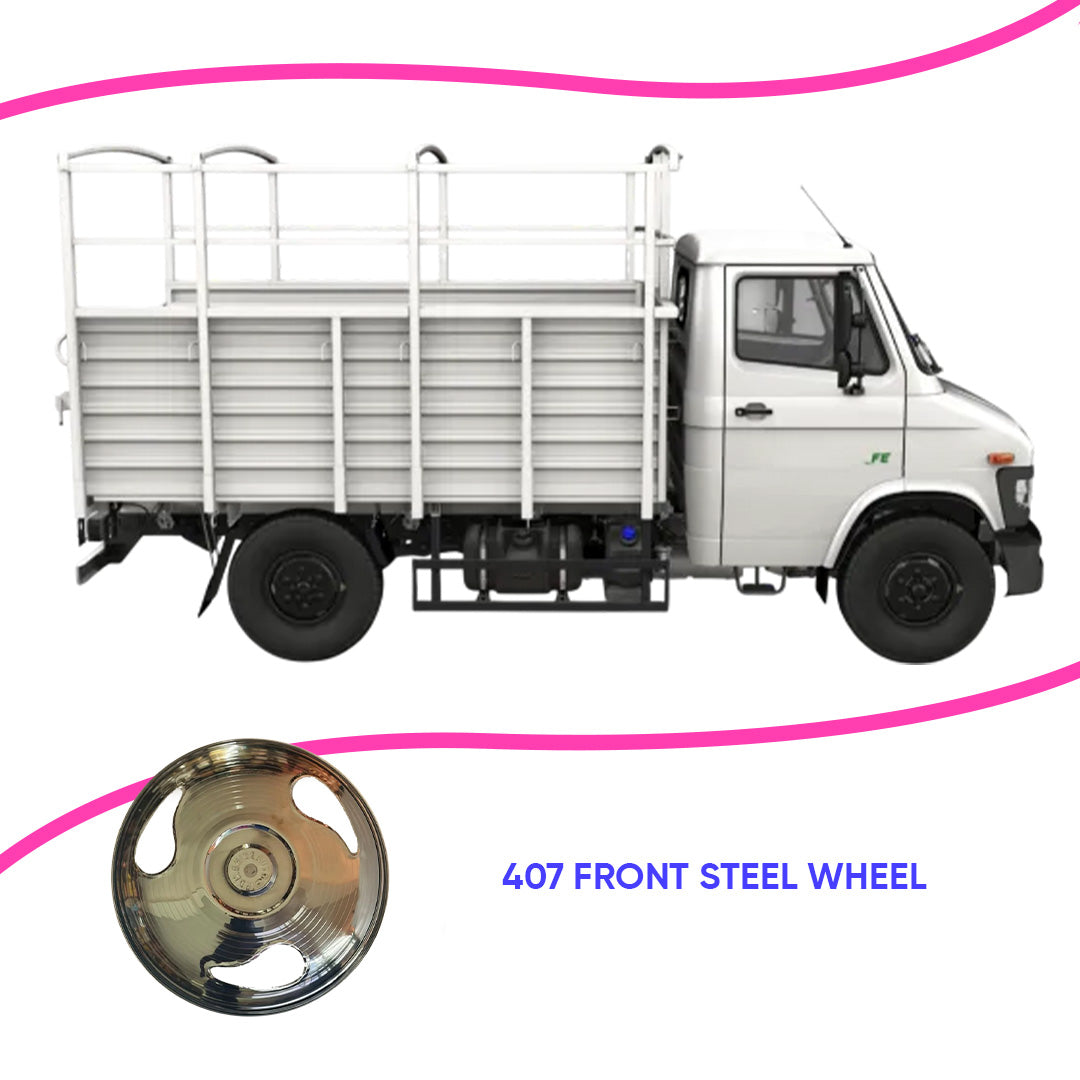 407 FROUNT STEEL WHEEL