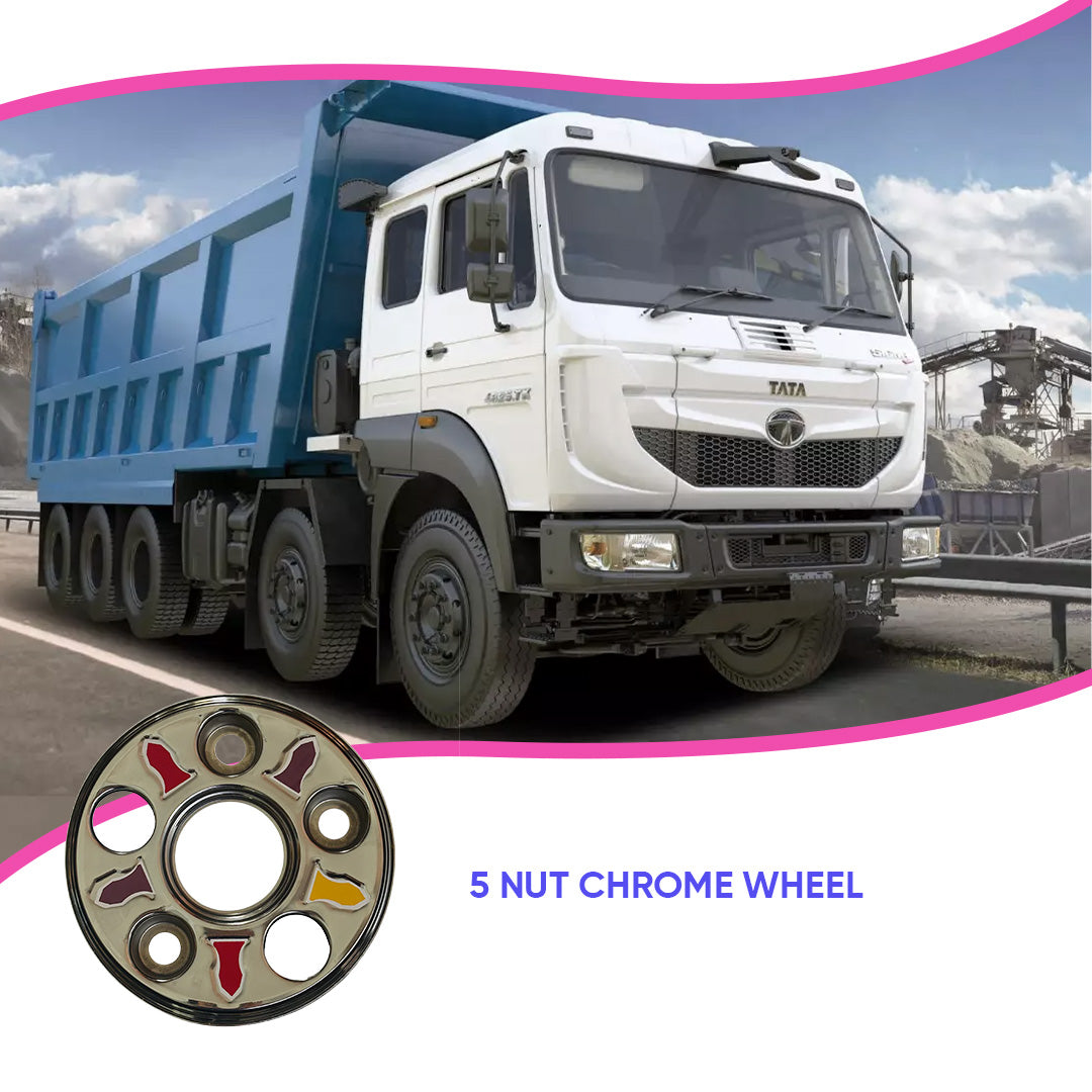 5 Nut Chrome Wheel