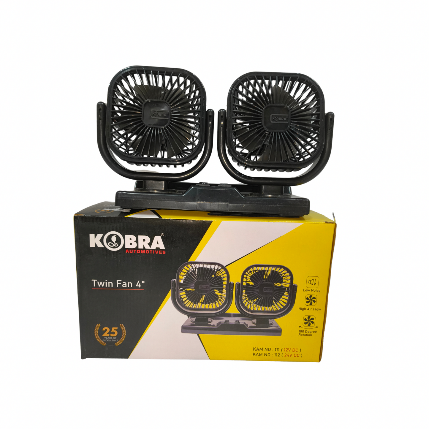 Kobra-twin fan 4inch