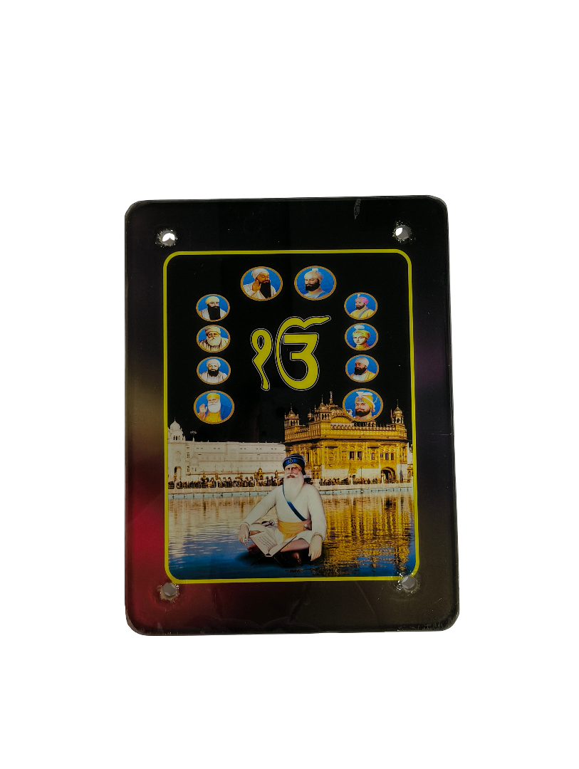 Printed glass photo