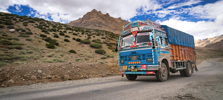 truck on highway