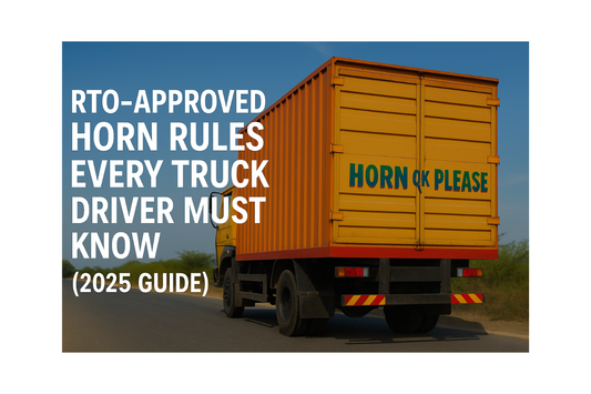 RTO-Approved Horn Rules Every Truck Driver Must Know (2025 Guide)
