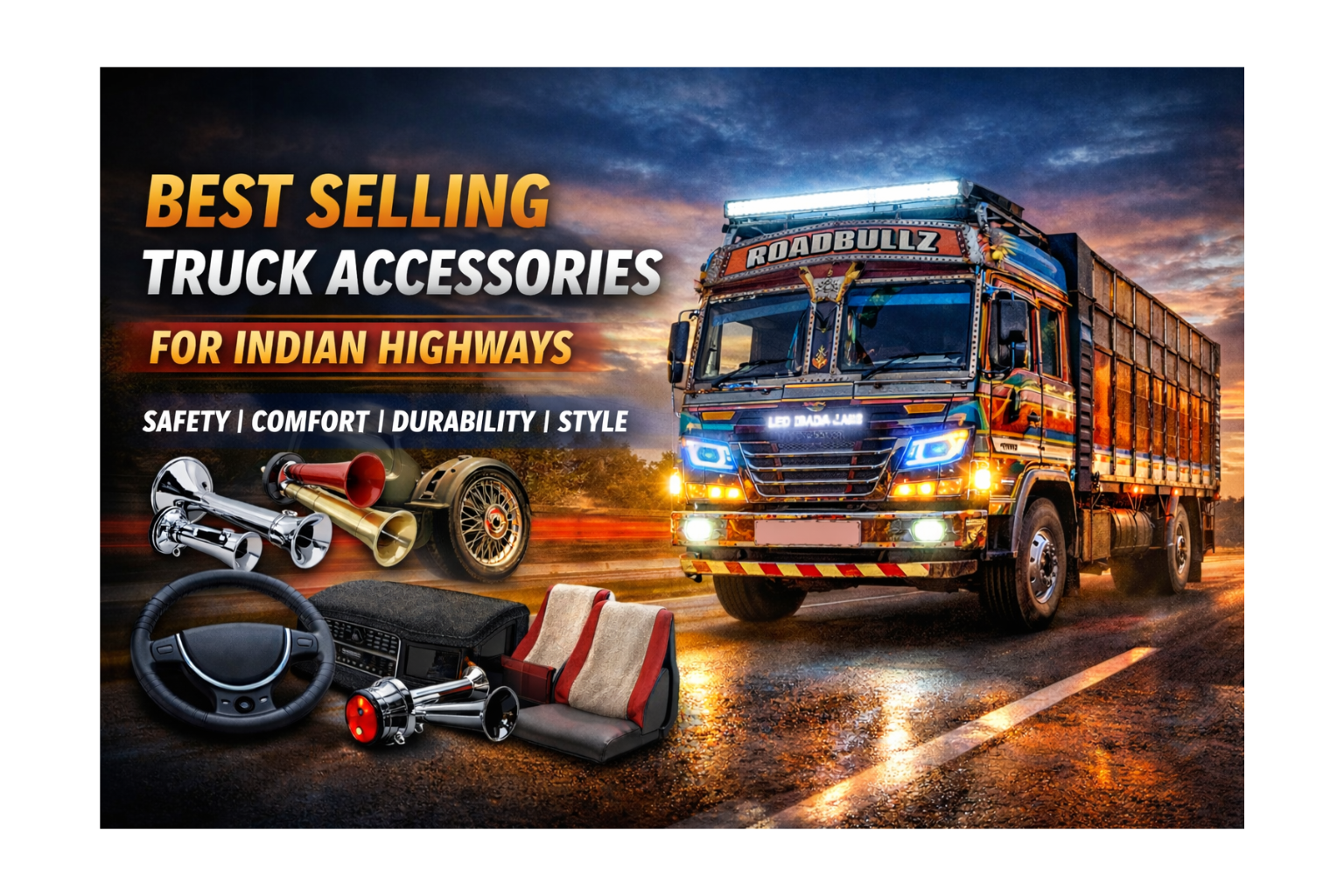 Roadbullz Best Selling Truck Accessories for Indian Highways