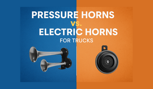 pressure horn vs  electric horn