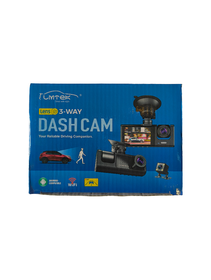 Lmtek 3-Way Dash Cam
