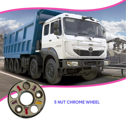 5 Nut Chrome Wheel
