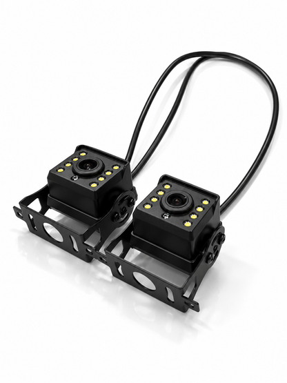 Truck Dual Monitoring System with HD Dual Camera Display