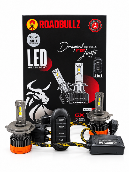 Roadbullz H4 Led 4 IN 1 Tube With Remote