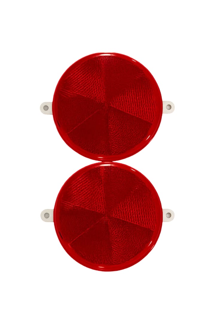 Round Red Reflector : Dark Eye