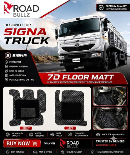 7D Floor Mat for Tata Signa Truck