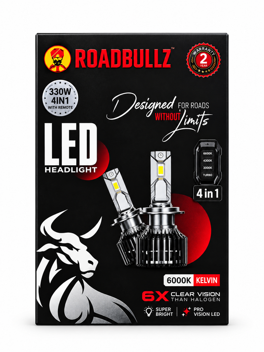 Roadbullz H4 Led 4 IN 1 Tube With Remote