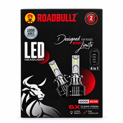 Roadbullz H4 Led 4 IN 1 Tube With Remote